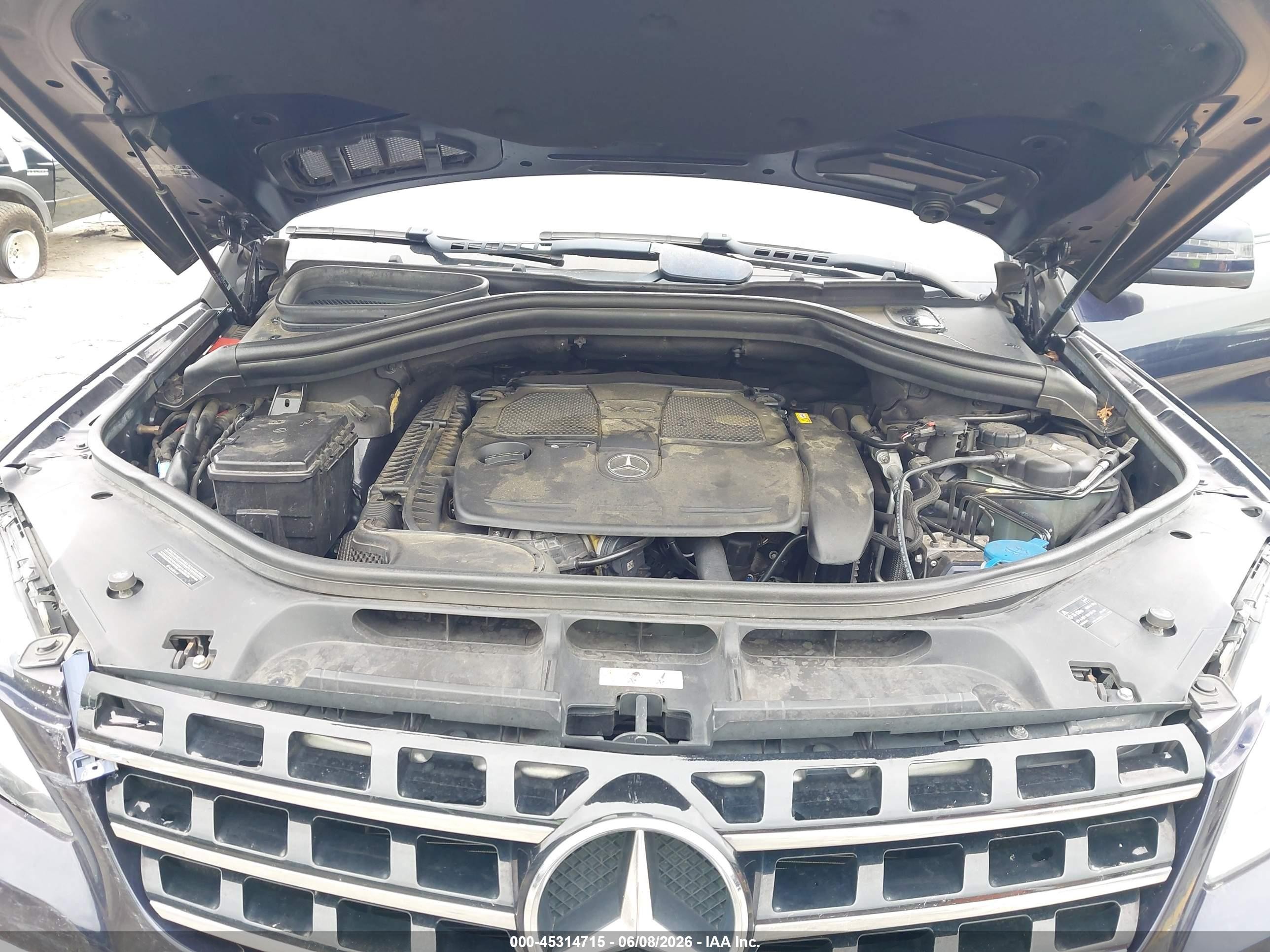 2012 Mercedes-benz Ml 350 4matic Dark Blue vin: 4JGDA5HBXCA024477