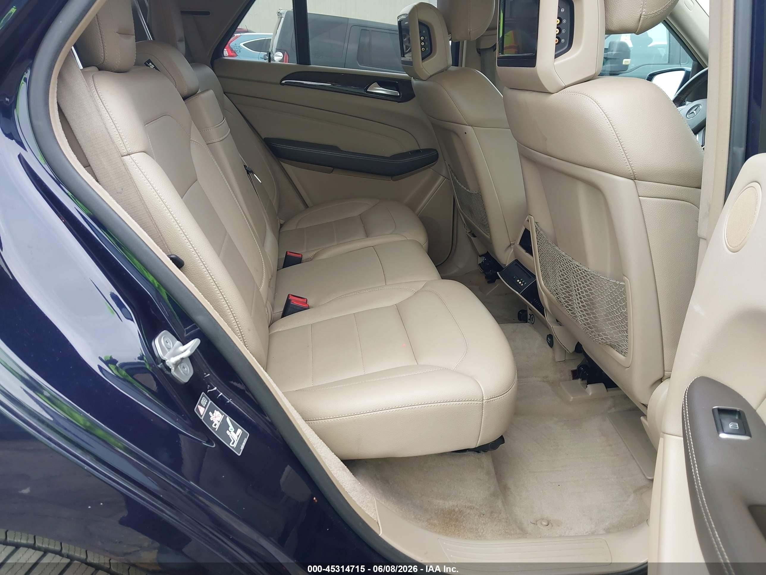 2012 Mercedes-benz Ml 350 4matic Dark Blue vin: 4JGDA5HBXCA024477