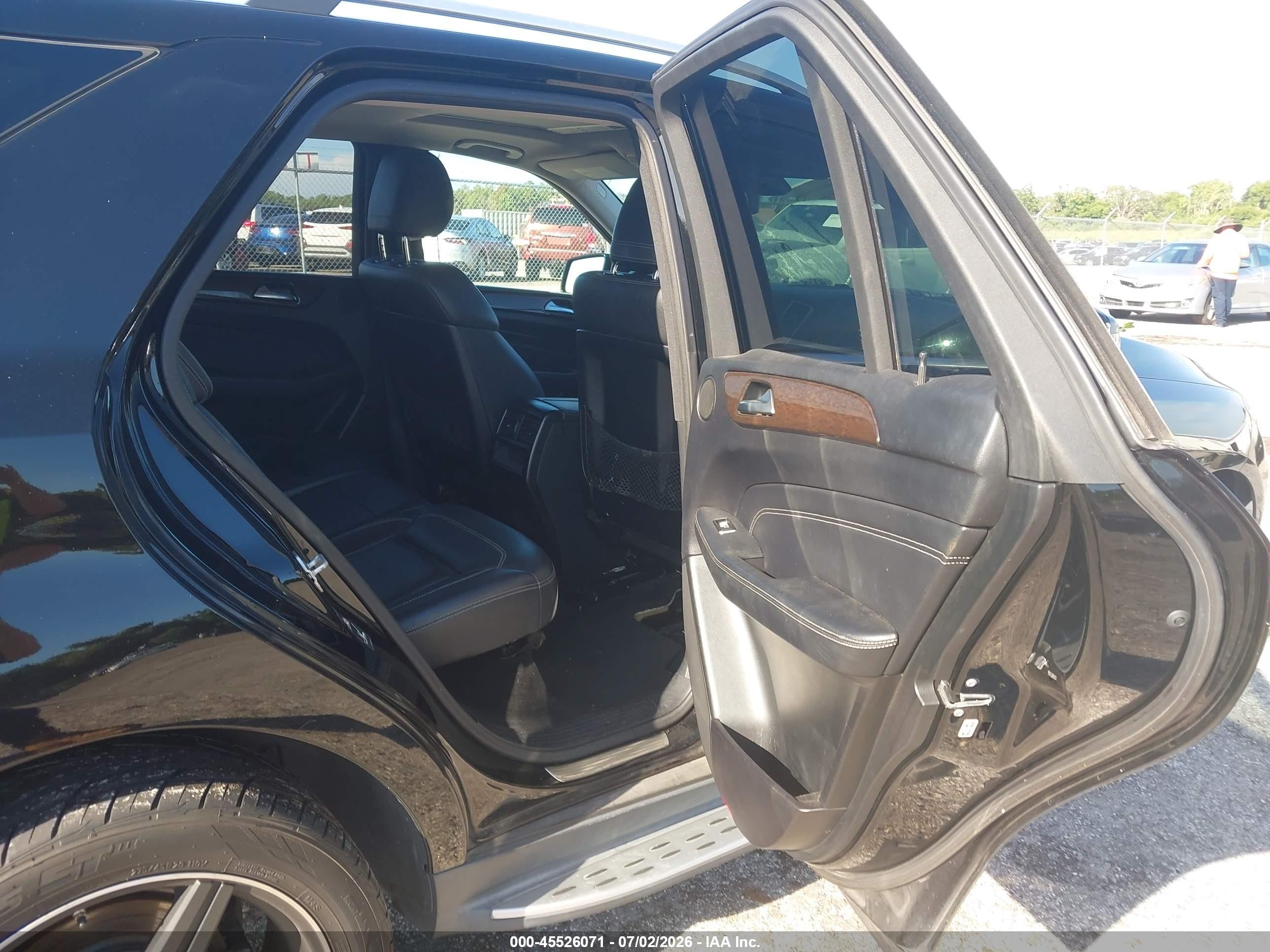 2012 Mercedes-benz Ml 350 4matic Black vin: 4JGDA5HBXCA038606