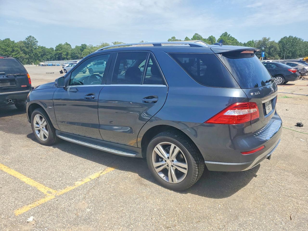 2012 Mercedes-benz Ml 350 4matic Gray vin: 4JGDA5HBXCA054661