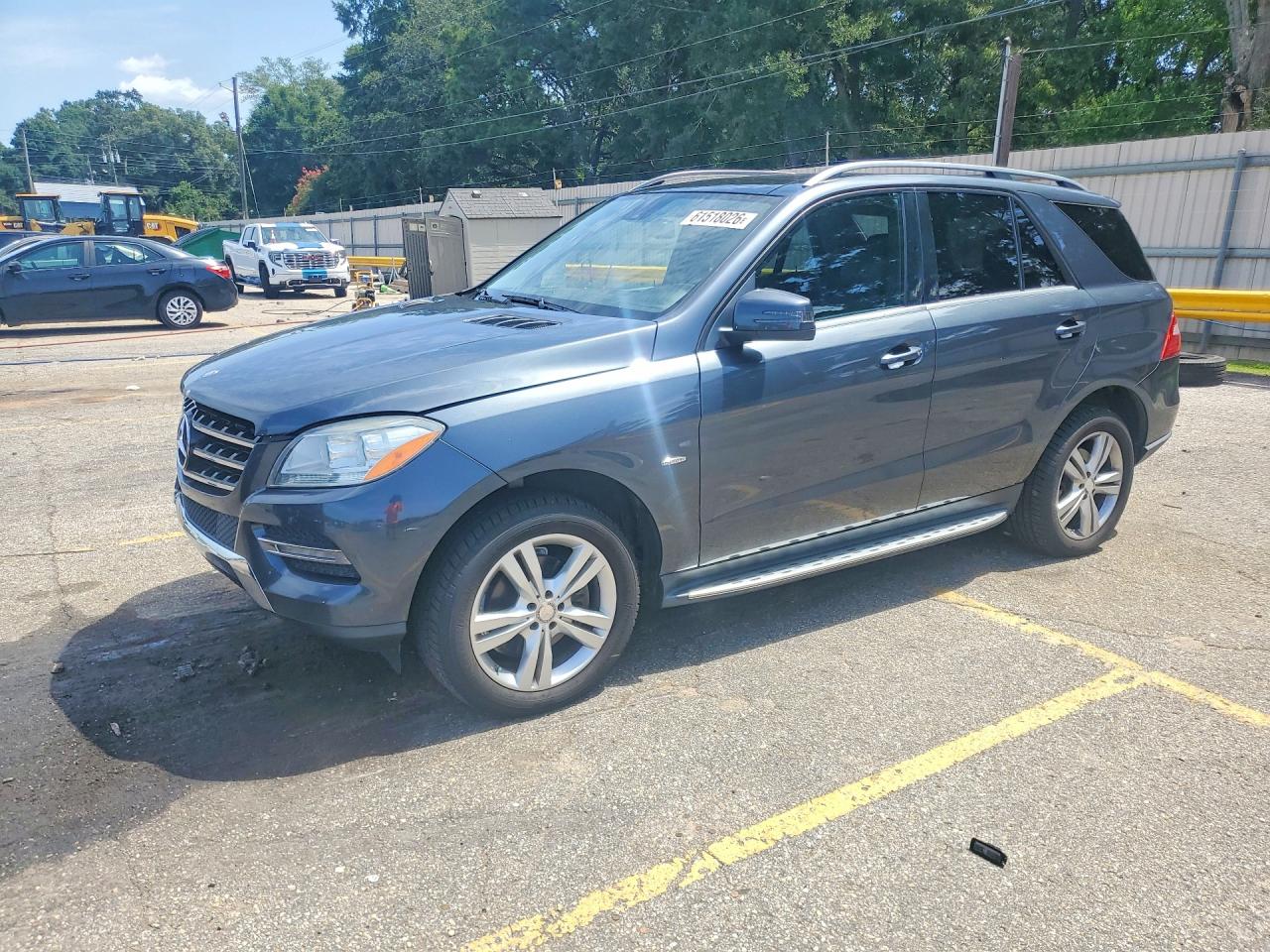 2012 Mercedes-benz Ml 350 4matic Gray vin: 4JGDA5HBXCA054661