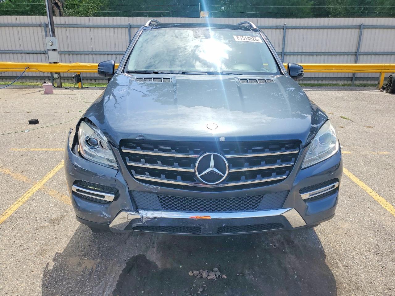 2012 Mercedes-benz Ml 350 4matic Gray vin: 4JGDA5HBXCA054661