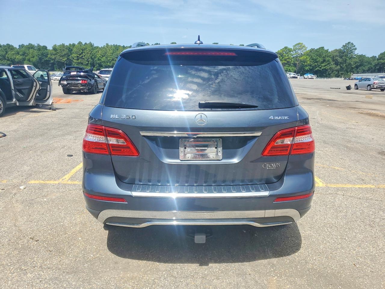 2012 Mercedes-benz Ml 350 4matic Gray vin: 4JGDA5HBXCA054661