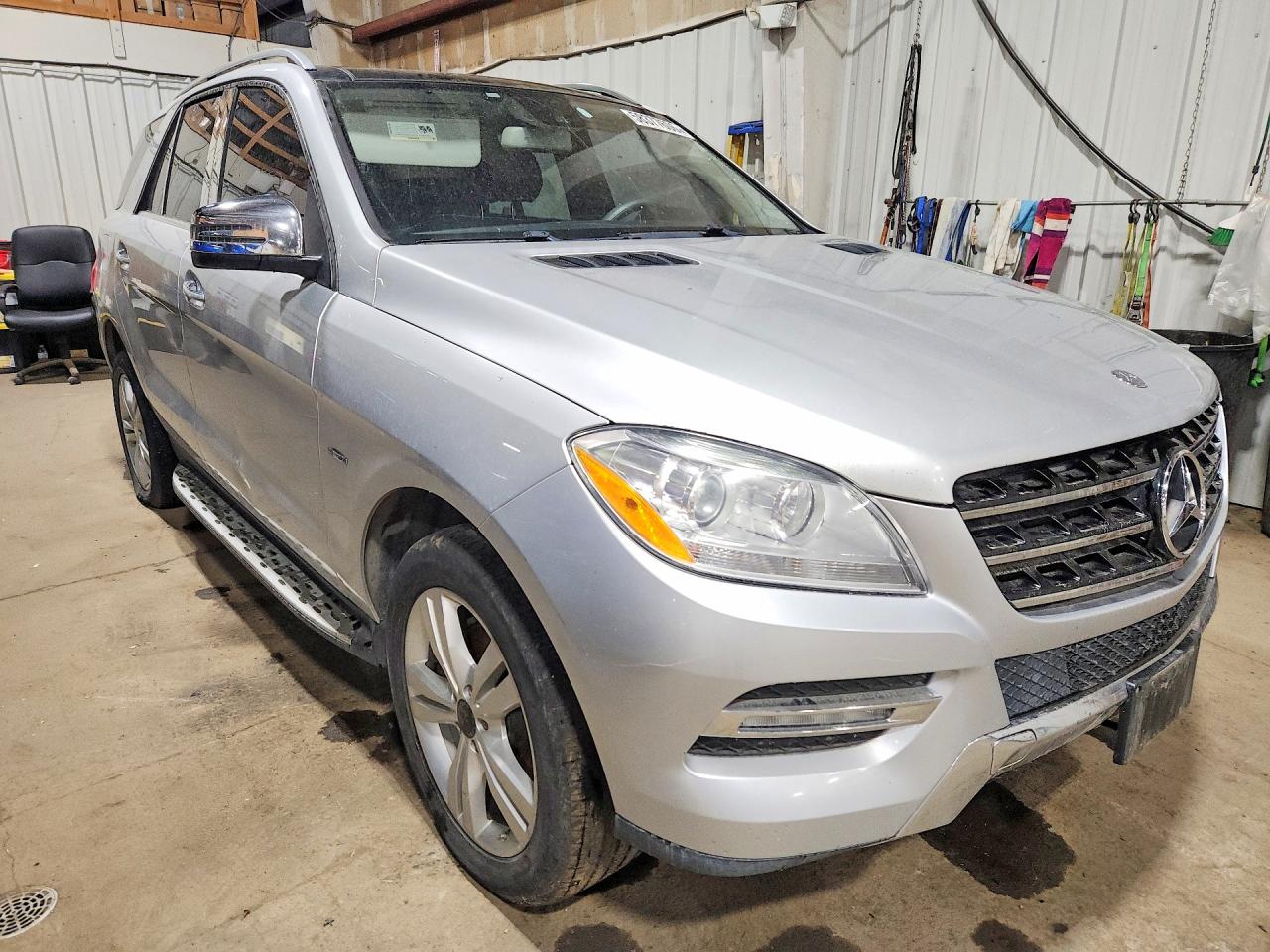 2012 Mercedes-benz Ml 350 4matic Серый vin: 4JGDA5HBXCA055048