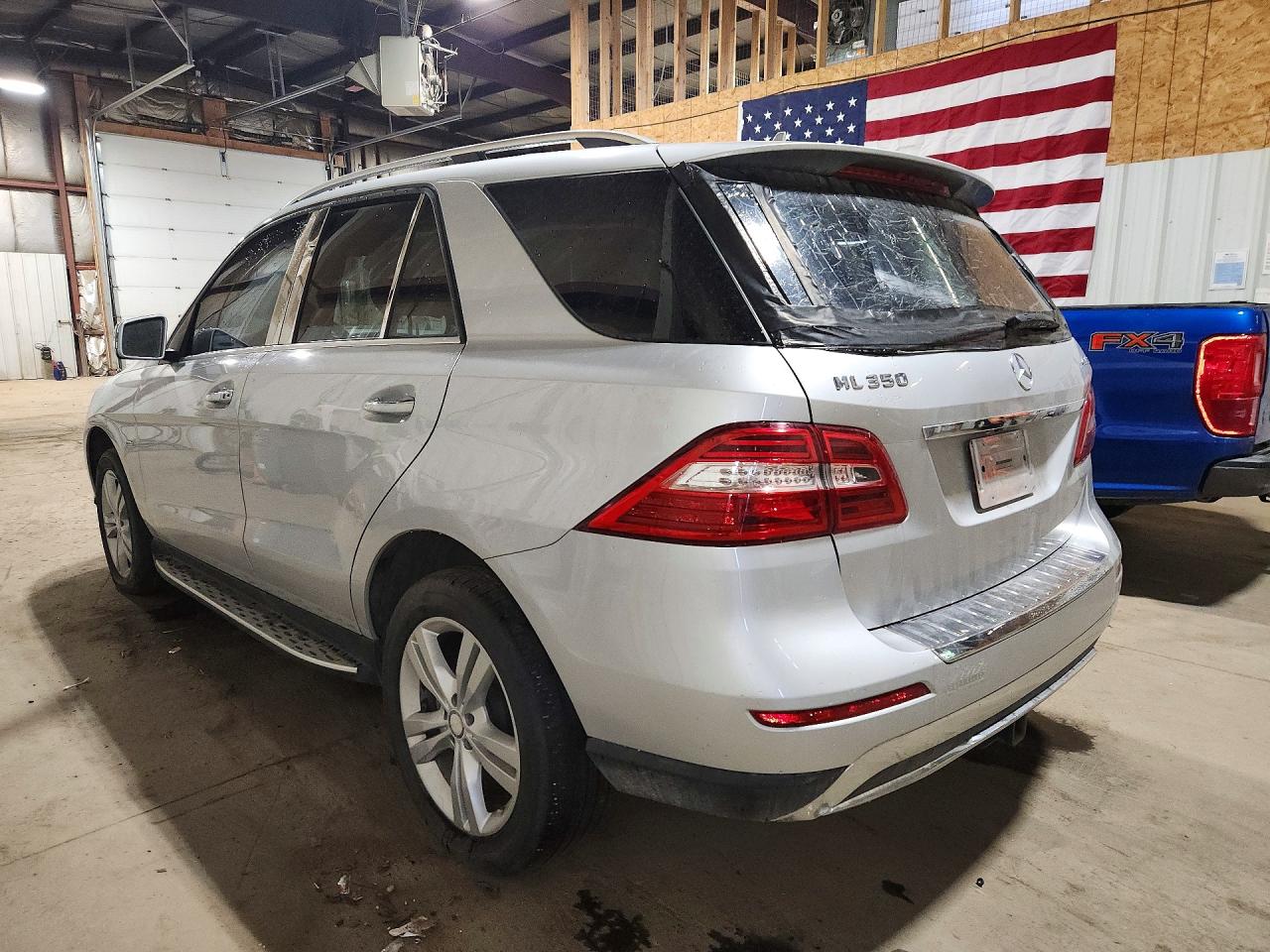 2012 Mercedes-benz Ml 350 4matic Серый vin: 4JGDA5HBXCA055048