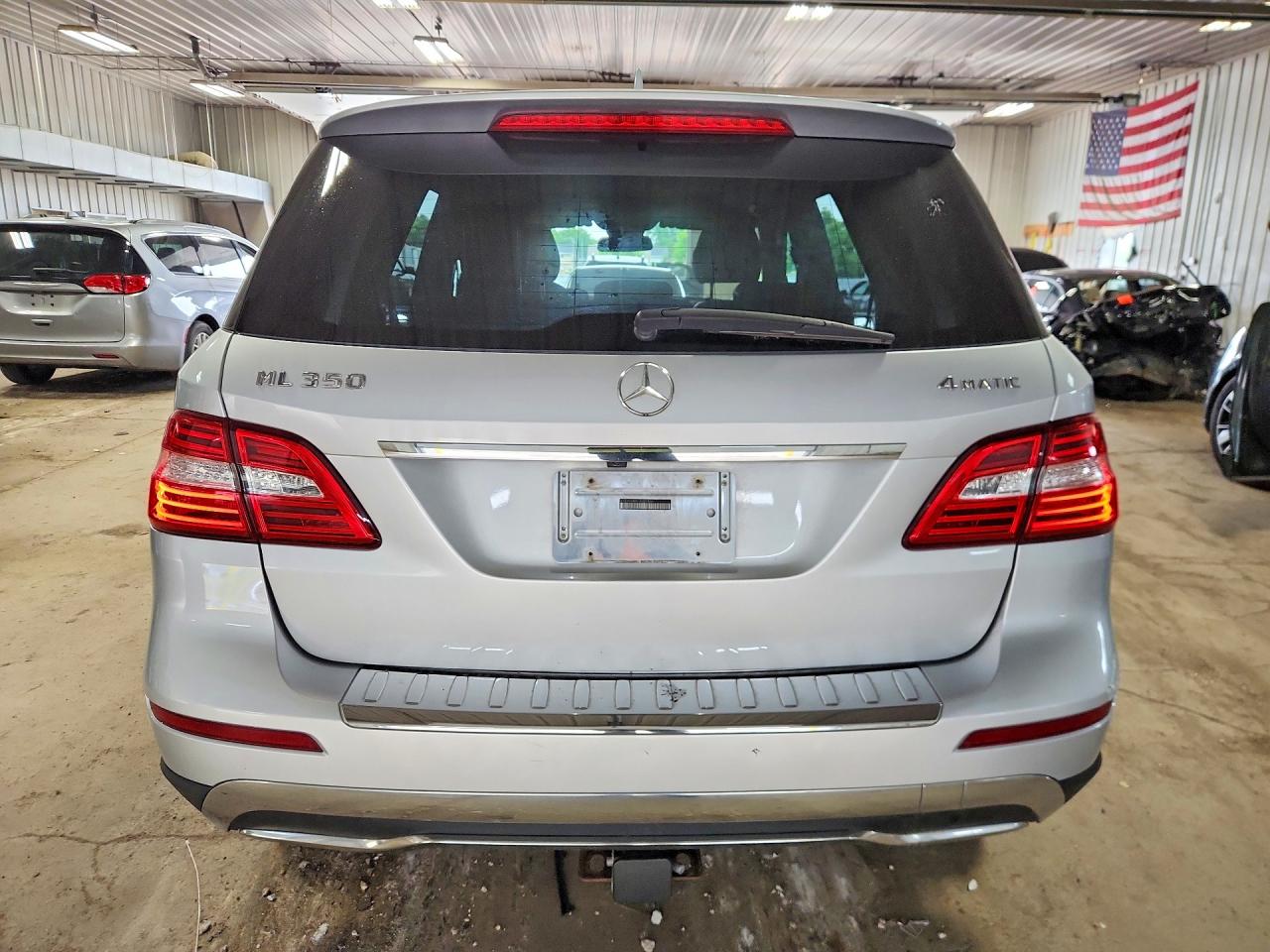 2012 Mercedes-benz Ml 350 4matic Silver vin: 4JGDA5HBXCA077194