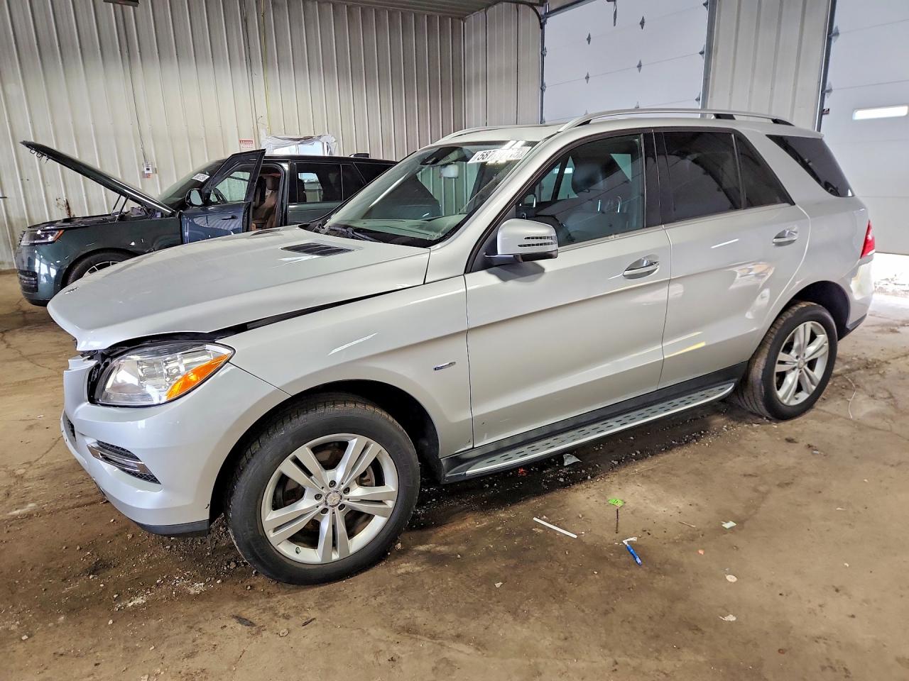 2012 Mercedes-benz Ml 350 4matic Silver vin: 4JGDA5HBXCA077194