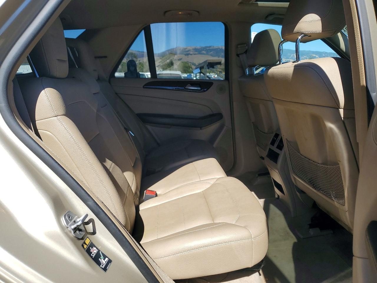 2012 Mercedes-benz Ml 350 4matic Gold vin: 4JGDA5HBXCA078197