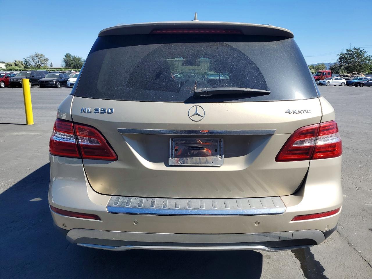 2012 Mercedes-benz Ml 350 4matic Gold vin: 4JGDA5HBXCA078197