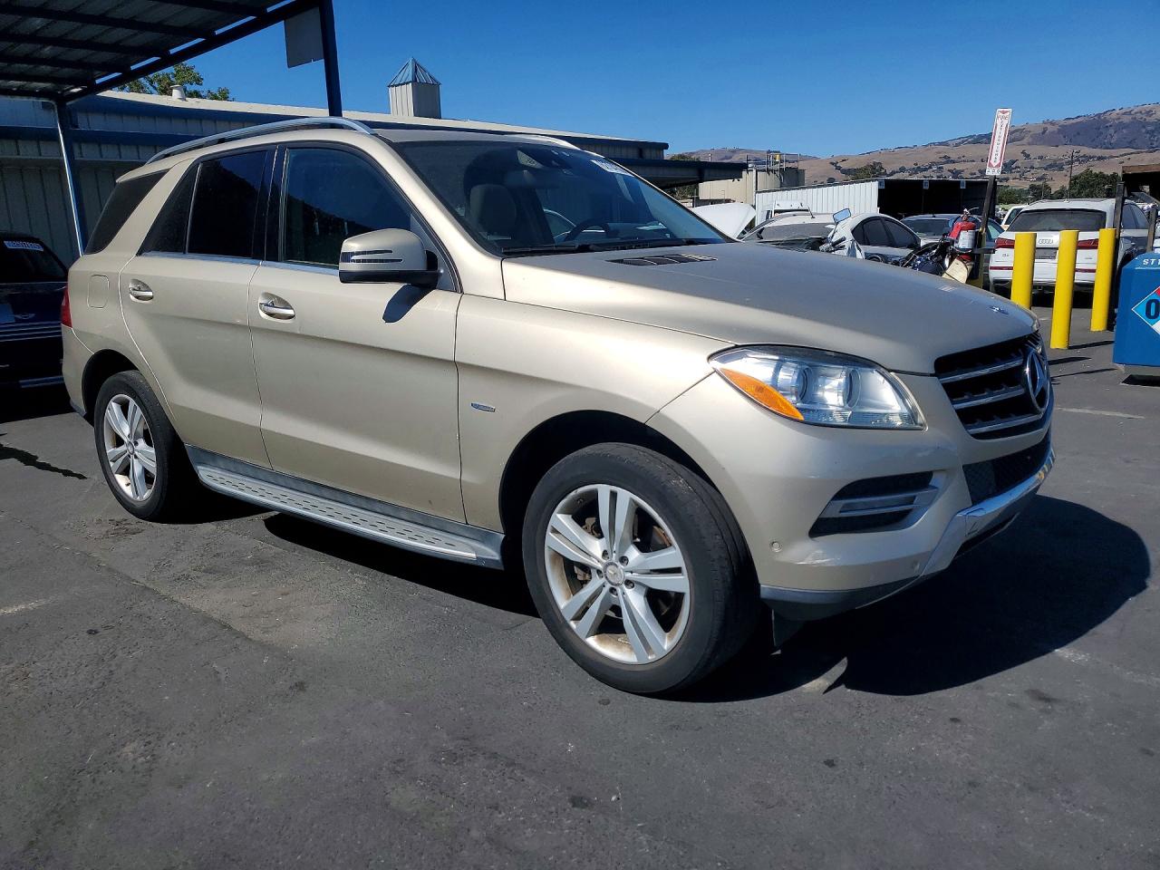 2012 Mercedes-benz Ml 350 4matic Gold vin: 4JGDA5HBXCA078197