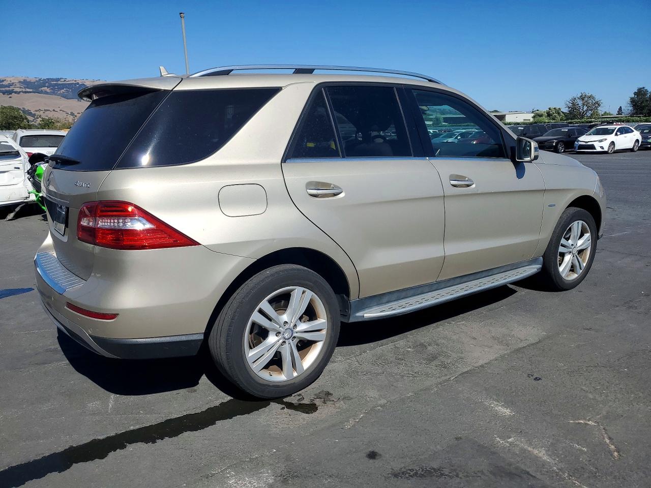 2012 Mercedes-benz Ml 350 4matic Gold vin: 4JGDA5HBXCA078197