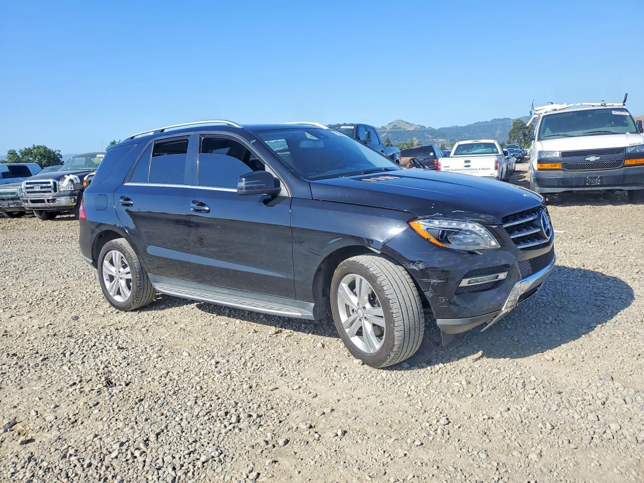 2013 Mercedes-benz Ml 350 4matic Black vin: 4JGDA5HBXDA155457