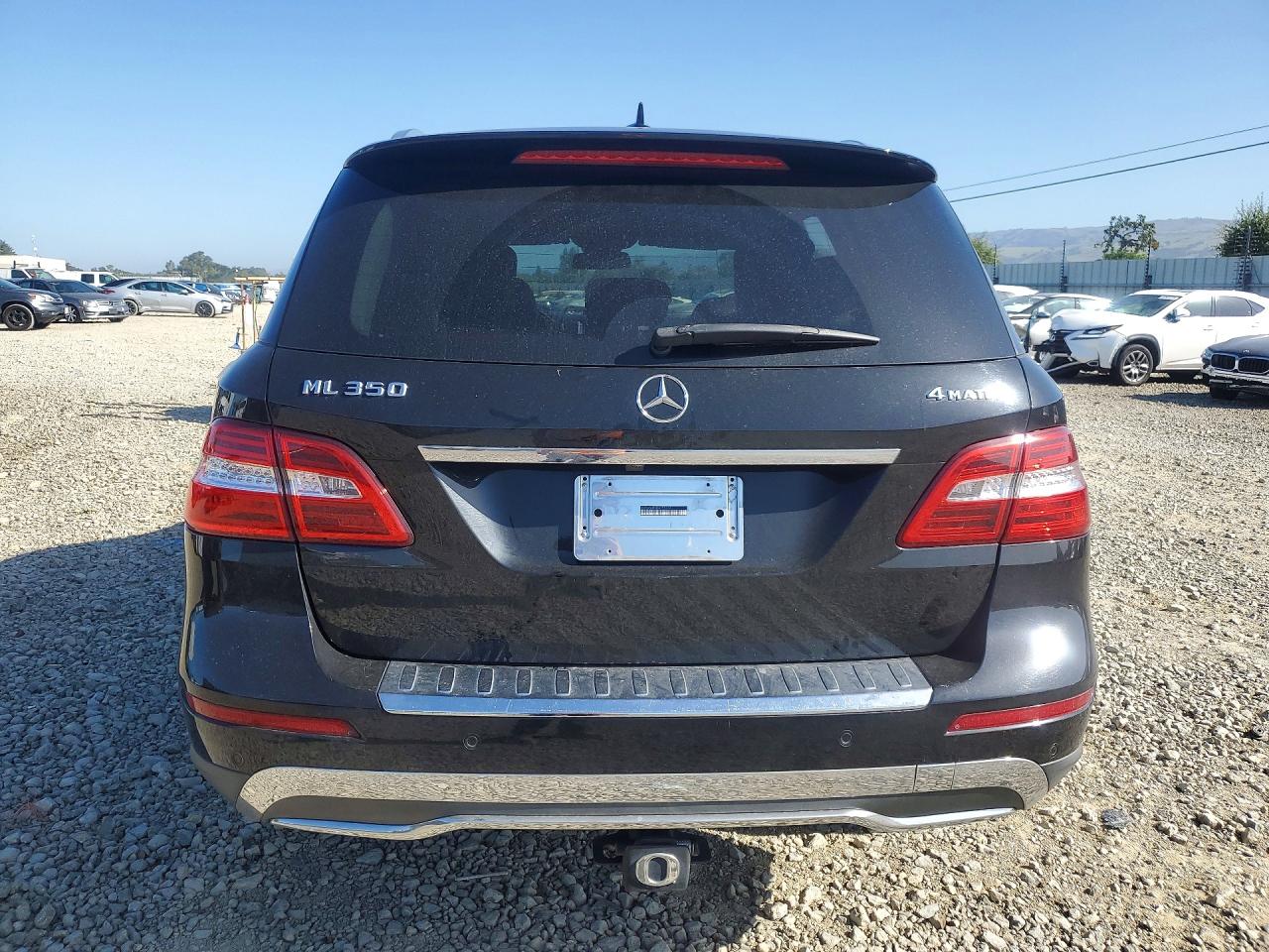 2013 Mercedes-benz Ml 350 4matic Black vin: 4JGDA5HBXDA155457