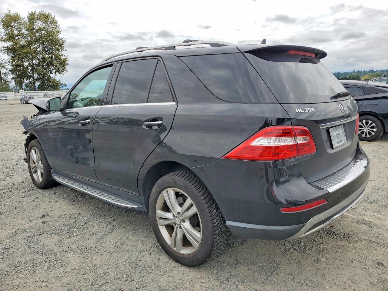 2013 Mercedes-benz Ml 350 4matic Black vin: 4JGDA5HBXDA177037