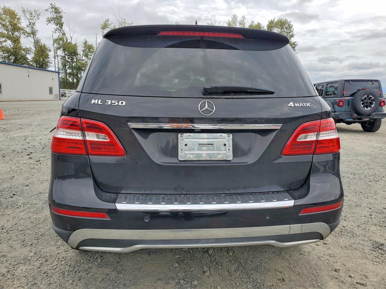 2013 Mercedes-benz Ml 350 4matic Black vin: 4JGDA5HBXDA177037