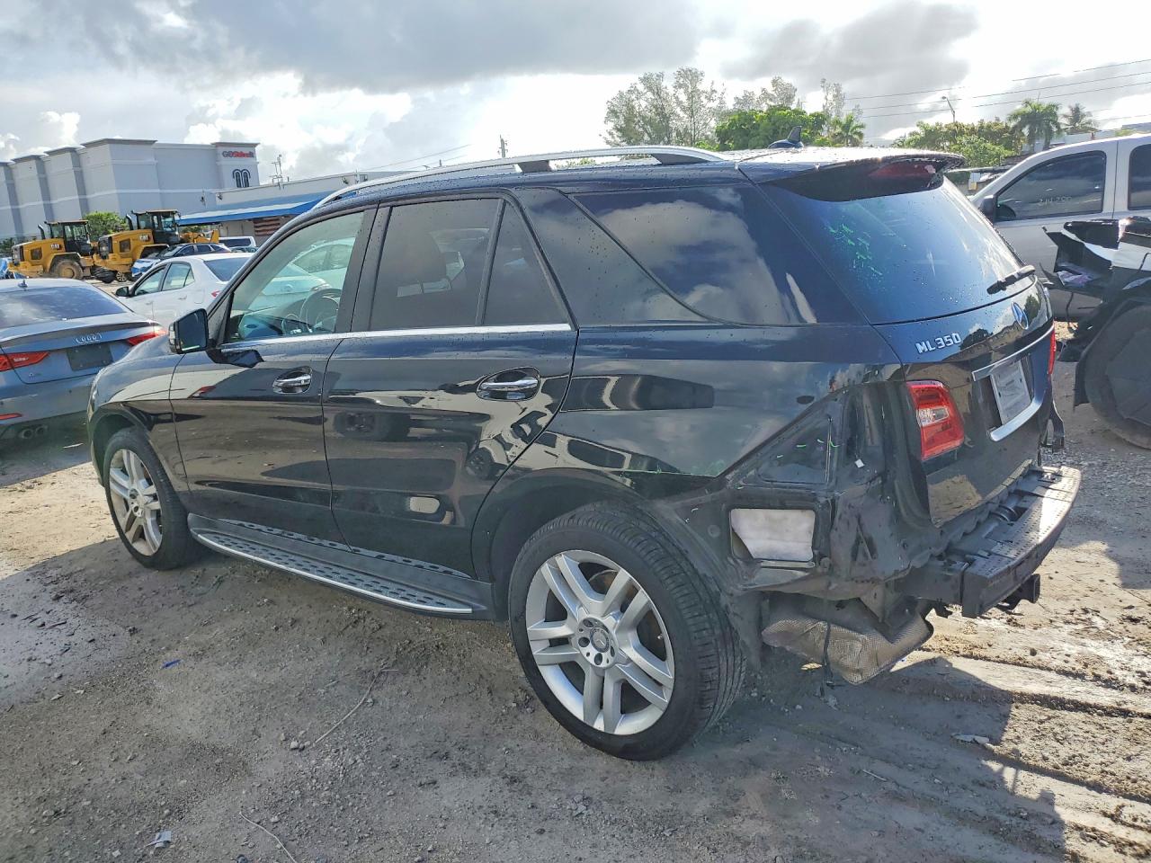 2013 Mercedes-benz Ml 350 4matic Black vin: 4JGDA5HBXDA225393