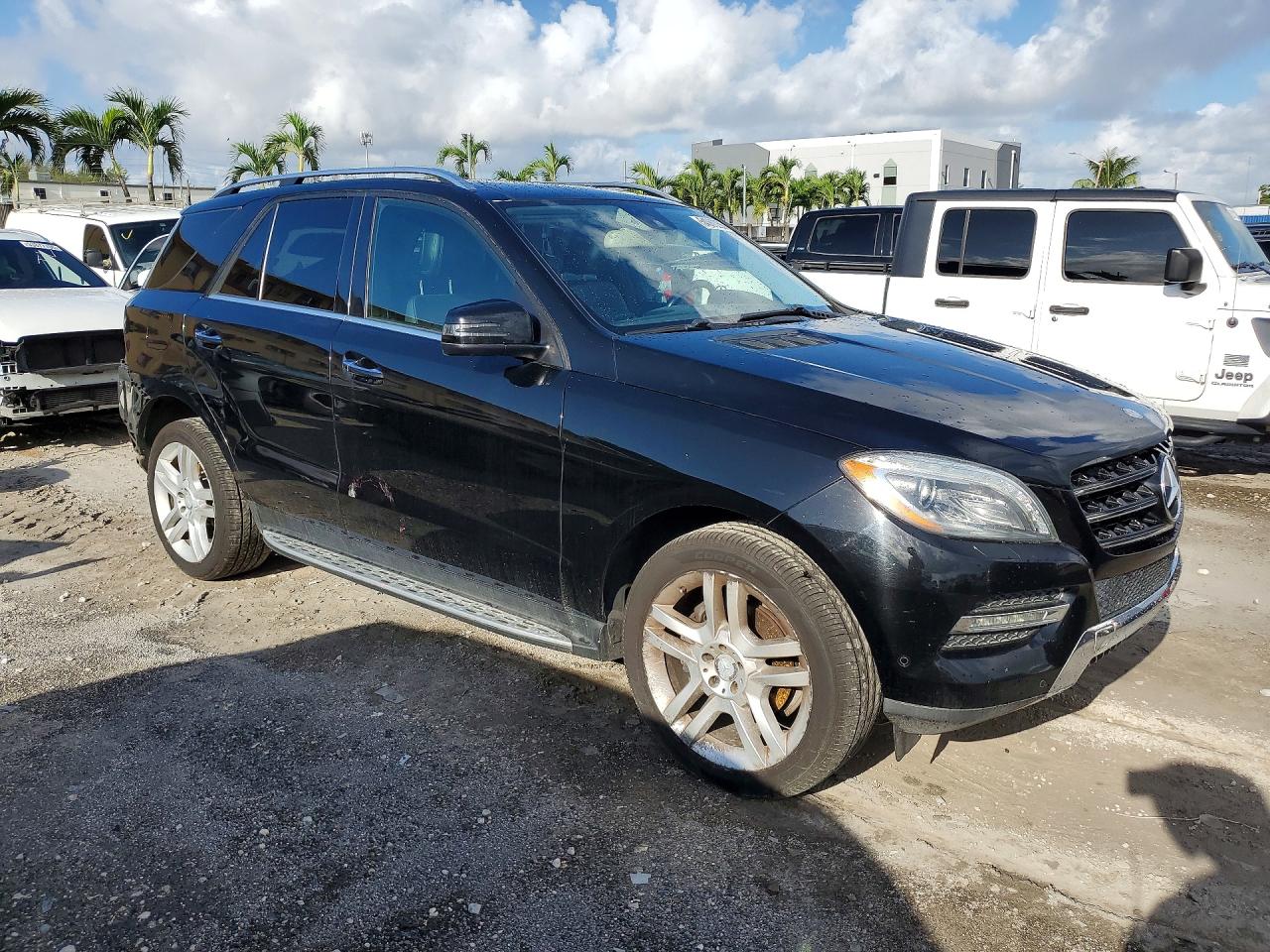 2013 Mercedes-benz Ml 350 4matic Black vin: 4JGDA5HBXDA225393