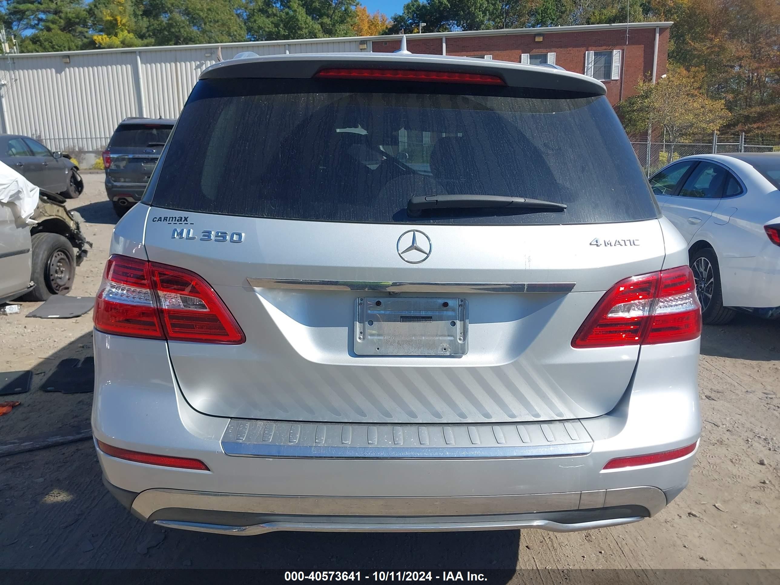 2013 Mercedes-benz Ml 350 4matic Серебряный vin: 4JGDA5HBXDA227628