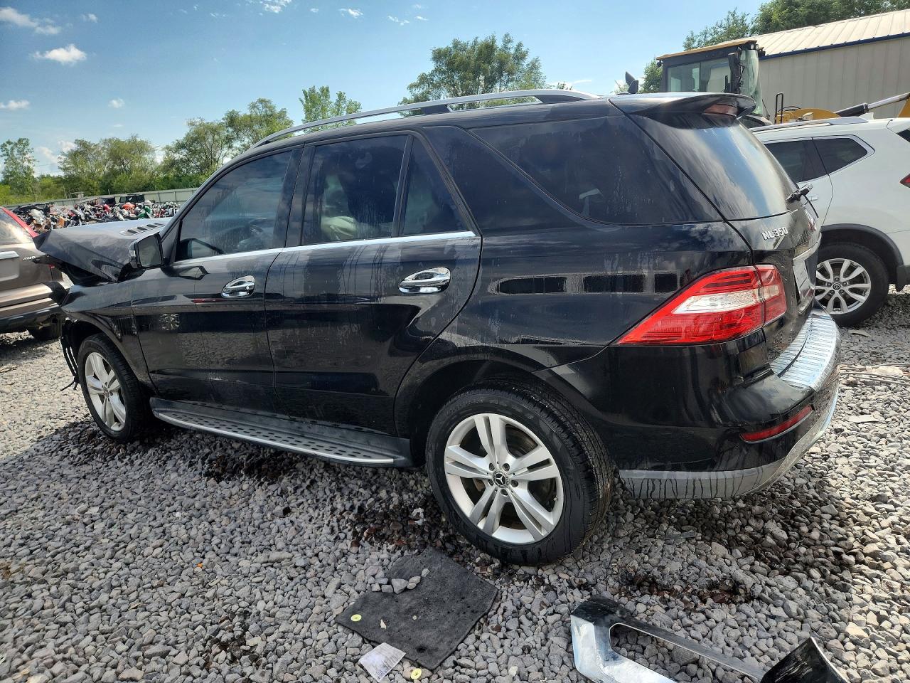 2013 Mercedes-benz Ml 350 4matic Black vin: 4JGDA5HBXDA243408