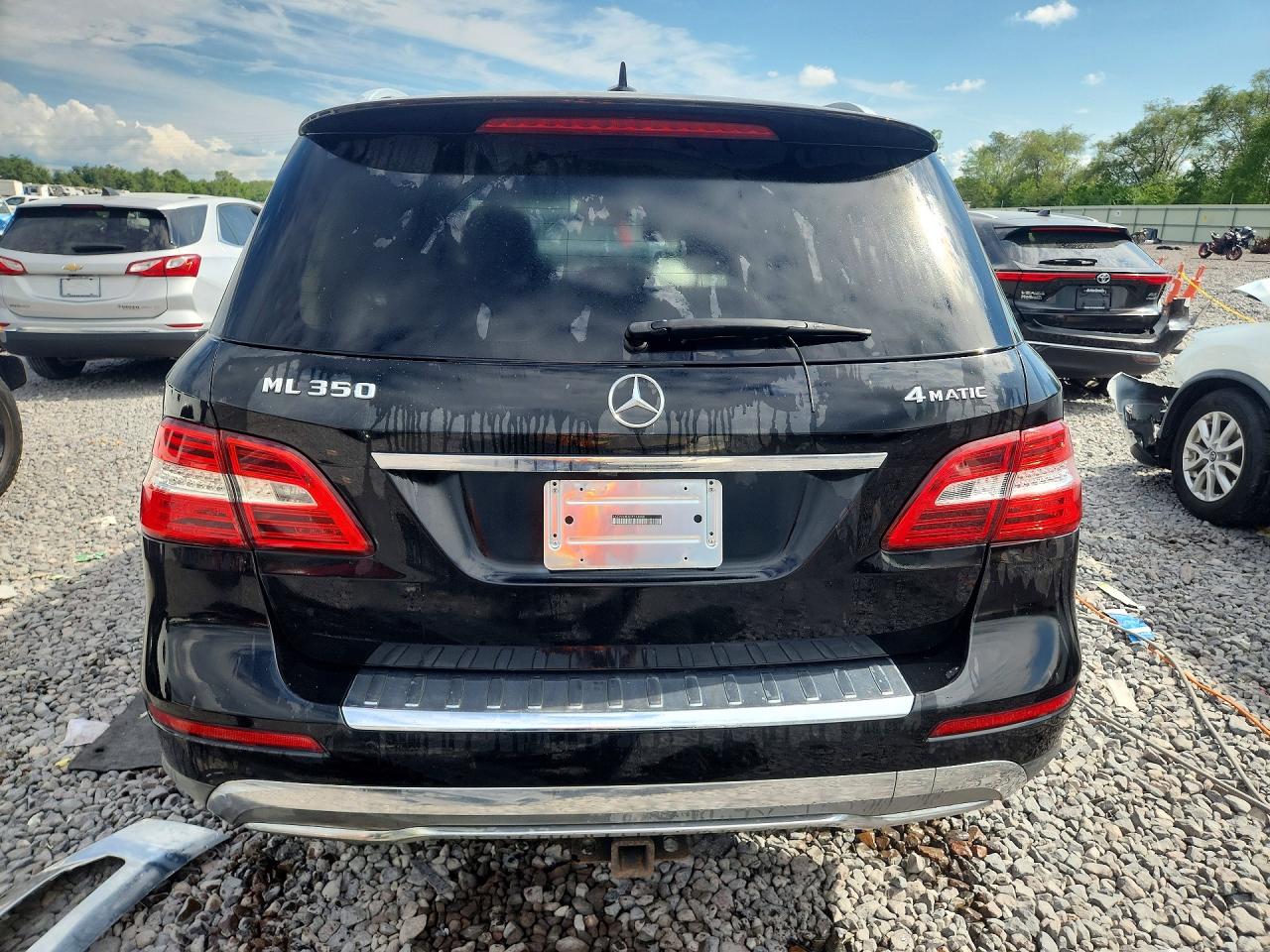 2013 Mercedes-benz Ml 350 4matic Black vin: 4JGDA5HBXDA243408