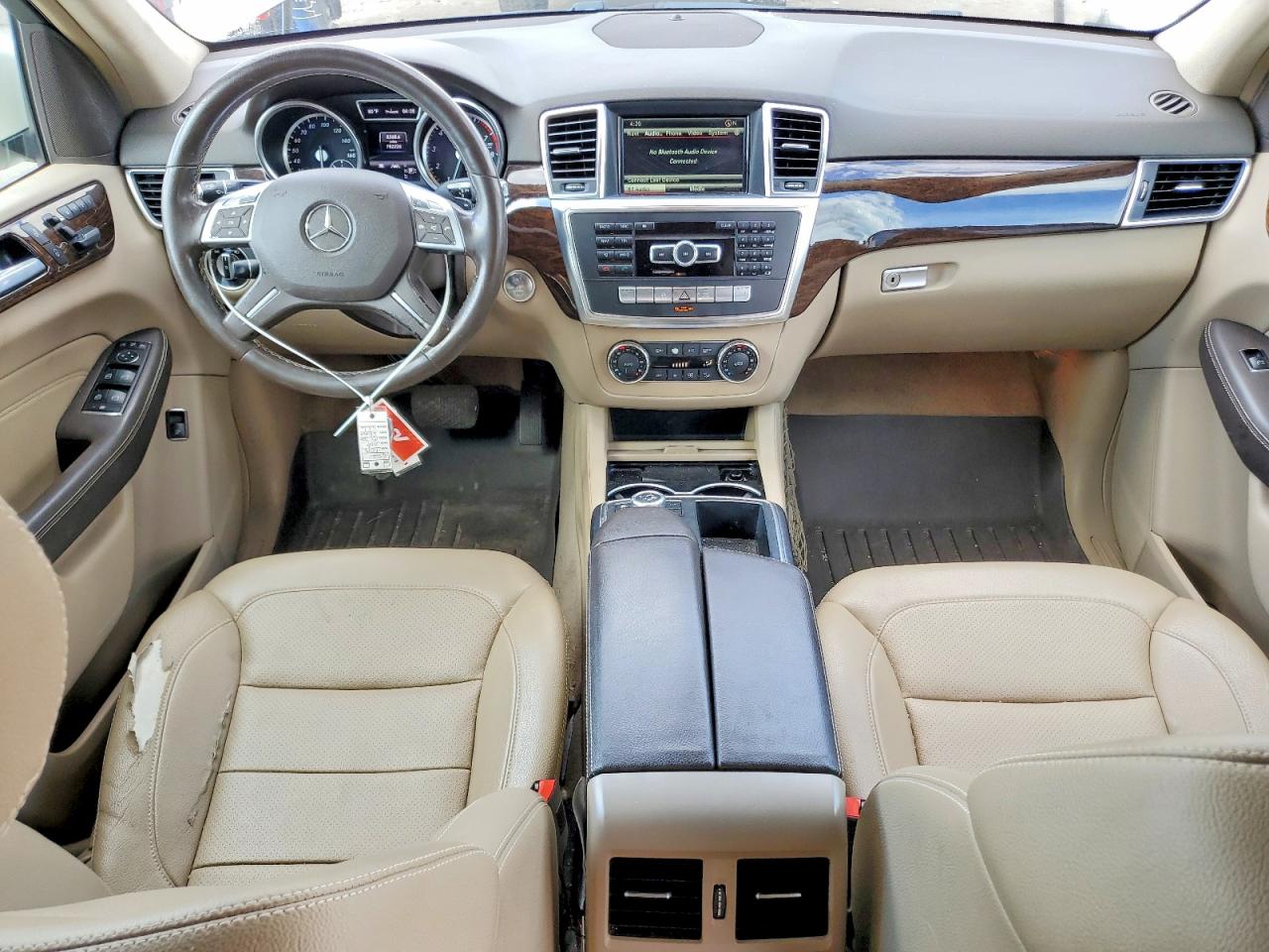 2013 Mercedes-benz Ml 350 4matic White vin: 4JGDA5HBXDA262024