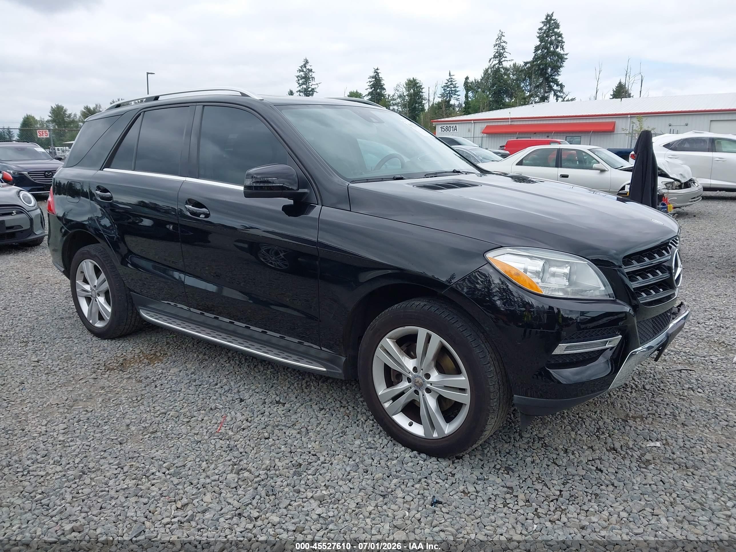 2014 Mercedes-benz Ml 350 4matic Черный vin: 4JGDA5HBXEA275079