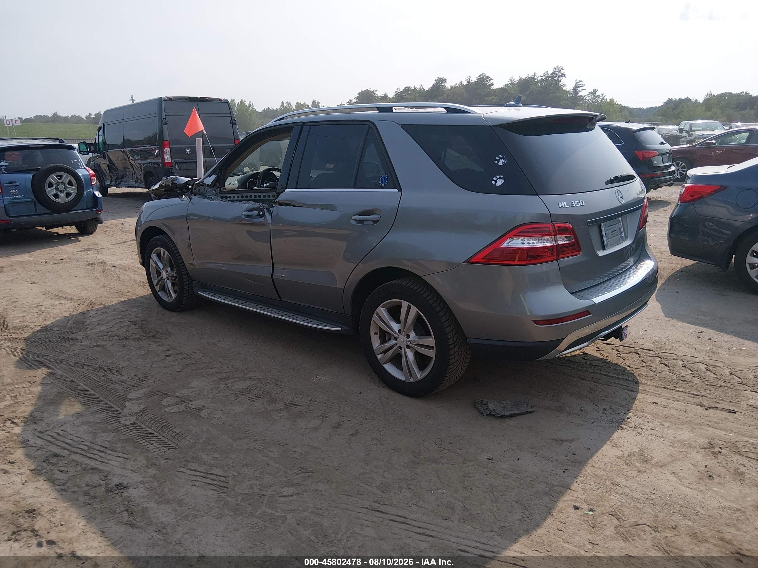 2014 Mercedes-benz Ml 350 4matic Gray vin: 4JGDA5HBXEA276068