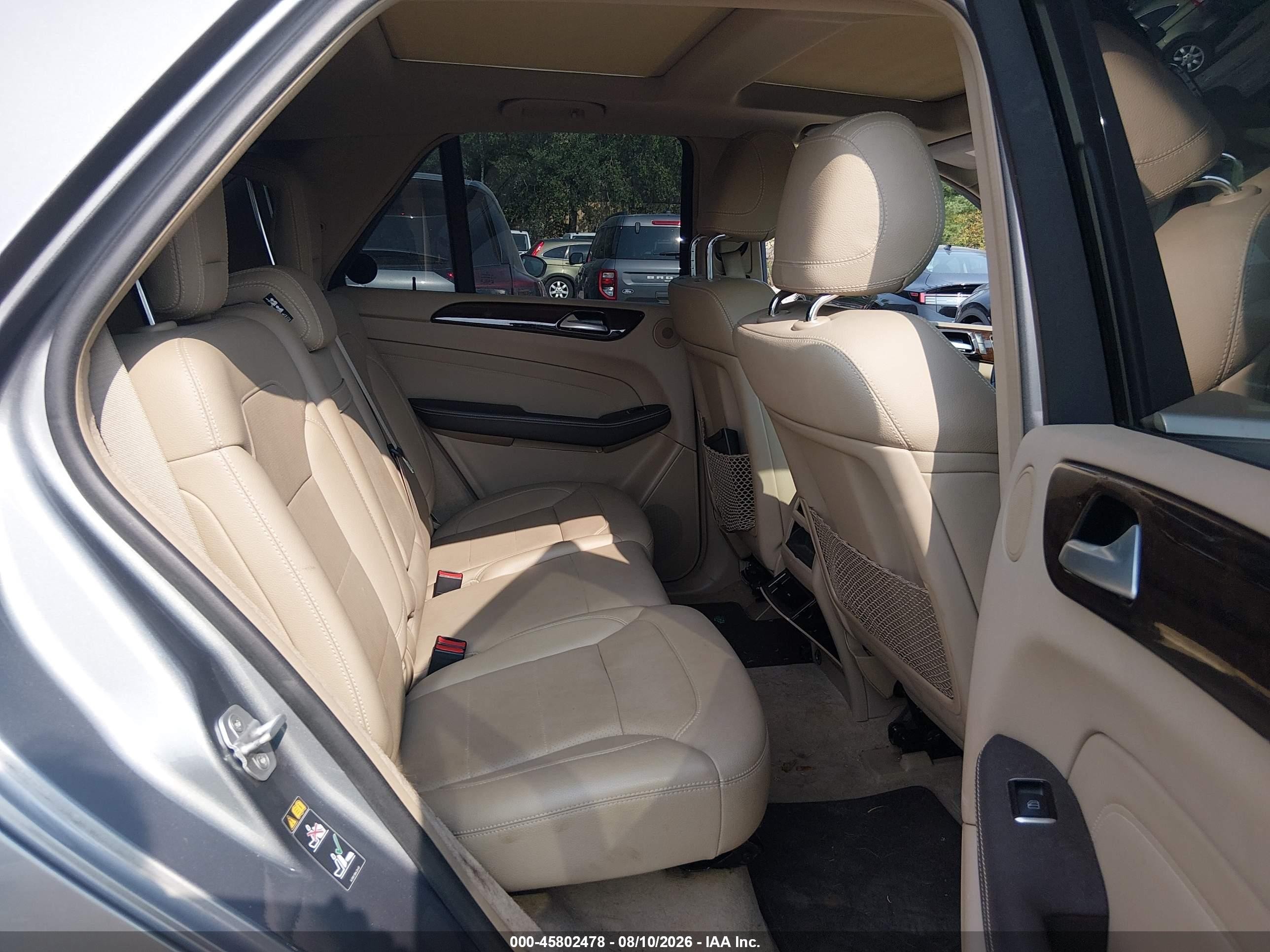2014 Mercedes-benz Ml 350 4matic Gray vin: 4JGDA5HBXEA276068