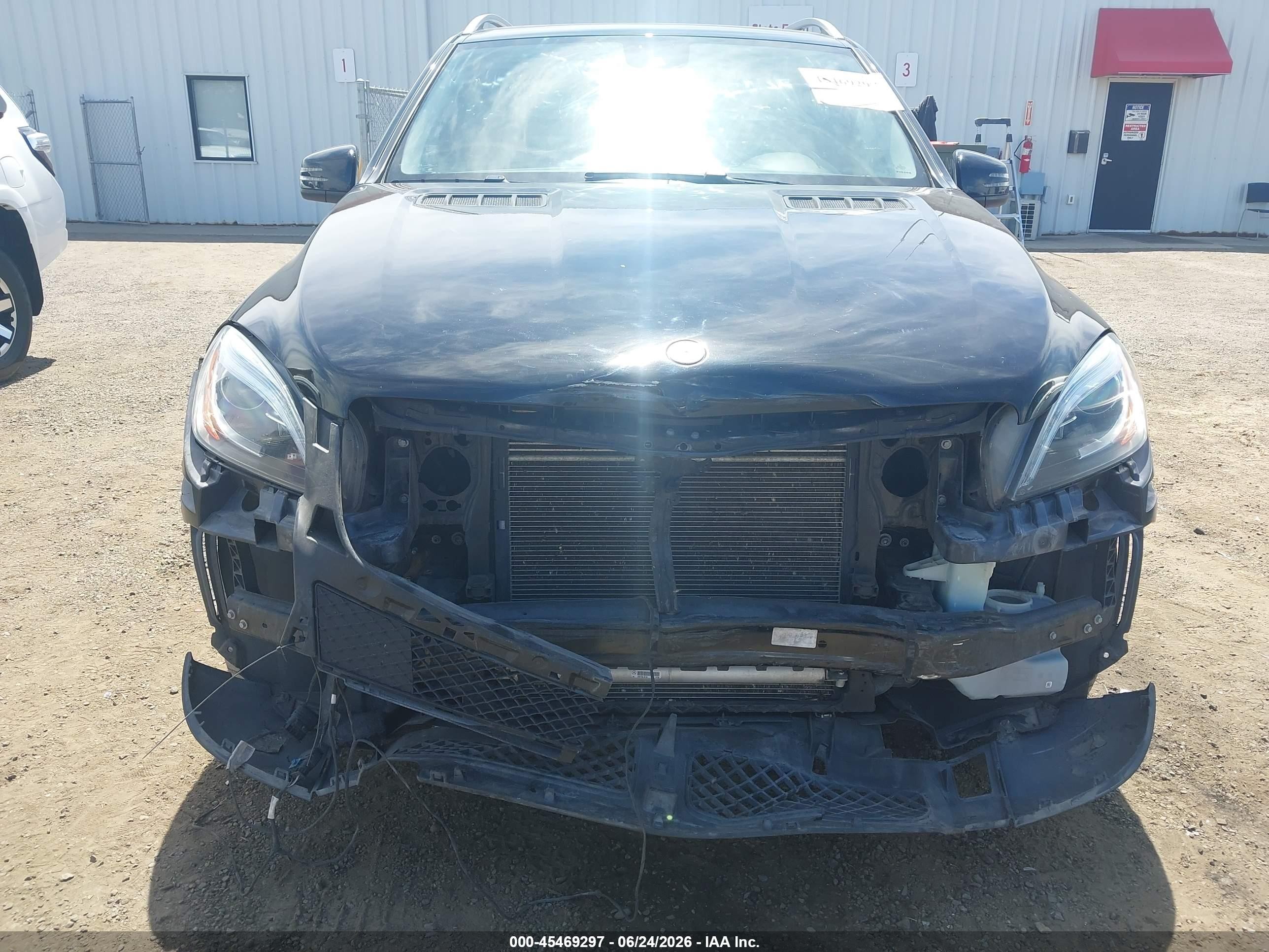 2014 Mercedes-benz Ml 350 4matic Black vin: 4JGDA5HBXEA320067