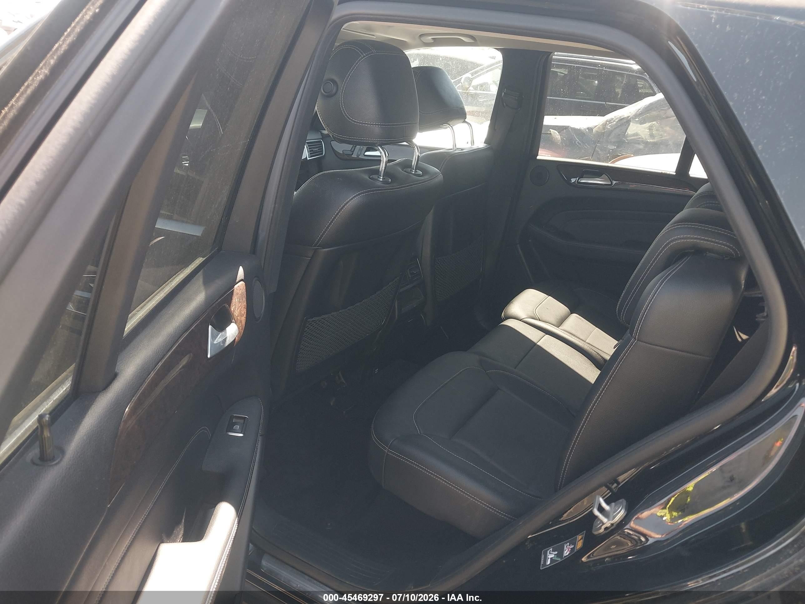 2014 Mercedes-benz Ml 350 4matic Black vin: 4JGDA5HBXEA320067