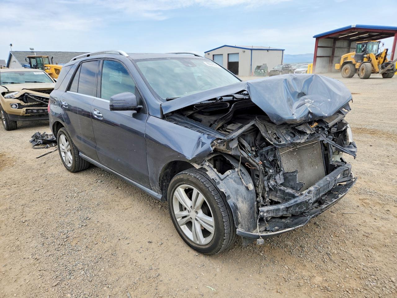 2014 Mercedes-benz Ml 350 4matic Угольный vin: 4JGDA5HBXEA363162