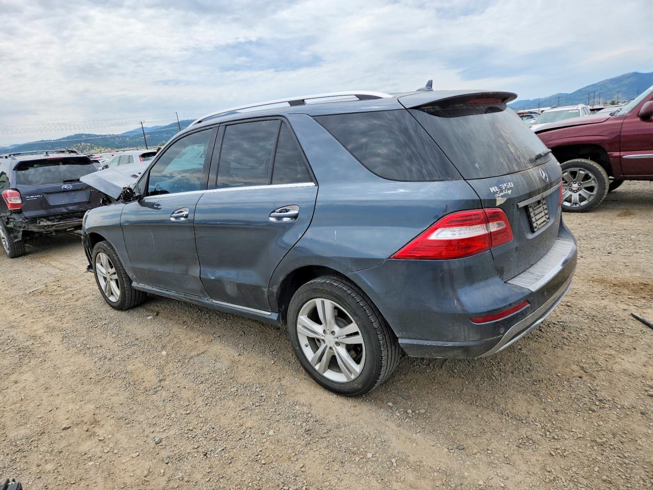 2014 Mercedes-benz Ml 350 4matic Угольный vin: 4JGDA5HBXEA363162
