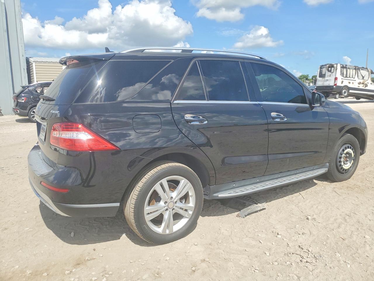2014 Mercedes-benz Ml 350 4matic Black vin: 4JGDA5HBXEA377451