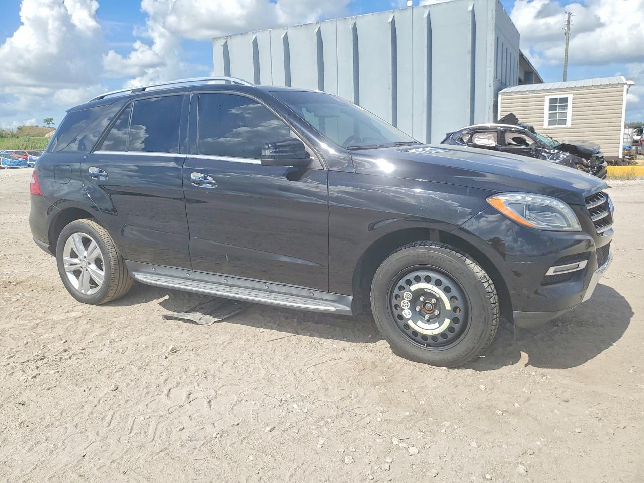 2014 Mercedes-benz Ml 350 4matic Black vin: 4JGDA5HBXEA377451
