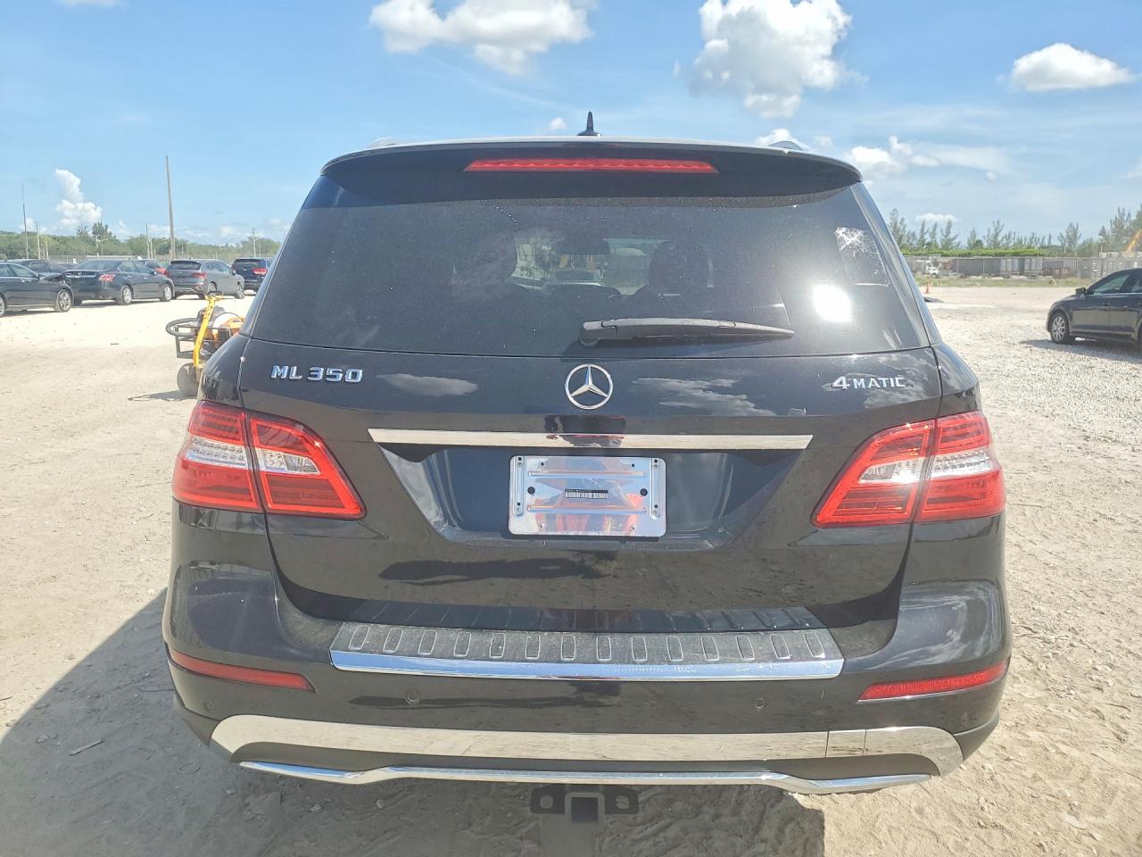 2014 Mercedes-benz Ml 350 4matic Black vin: 4JGDA5HBXEA377451