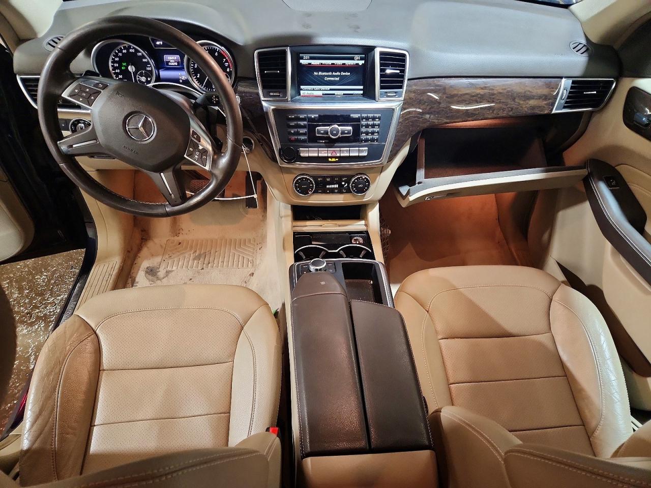 2014 Mercedes-benz Ml 350 4matic Синий vin: 4JGDA5HBXEA382164