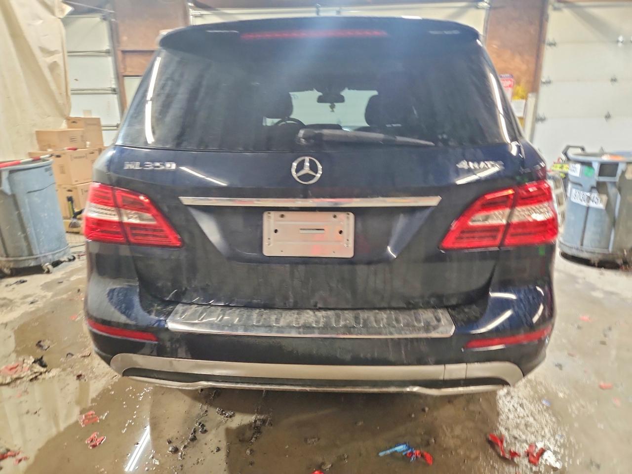 2014 Mercedes-benz Ml 350 4matic Синий vin: 4JGDA5HBXEA382164