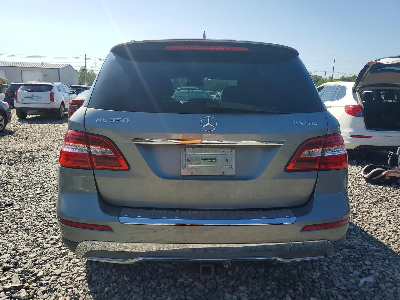 2014 Mercedes-benz Ml 350 4matic Gray vin: 4JGDA5HBXEA403305