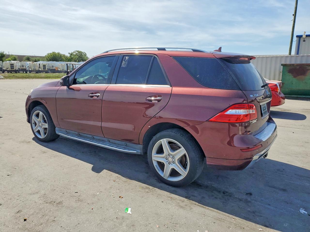 2015 Mercedes-benz Ml 350 4matic Бордовый vin: 4JGDA5HBXFA468544