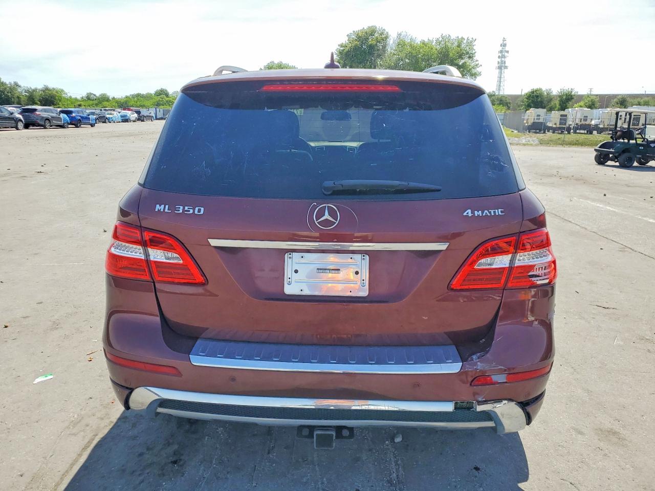 2015 Mercedes-benz Ml 350 4matic Бордовый vin: 4JGDA5HBXFA468544