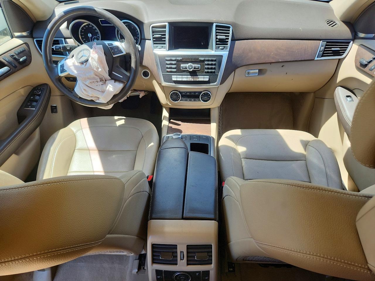 2015 Mercedes-benz Ml 350 4matic White vin: 4JGDA5HBXFA551164