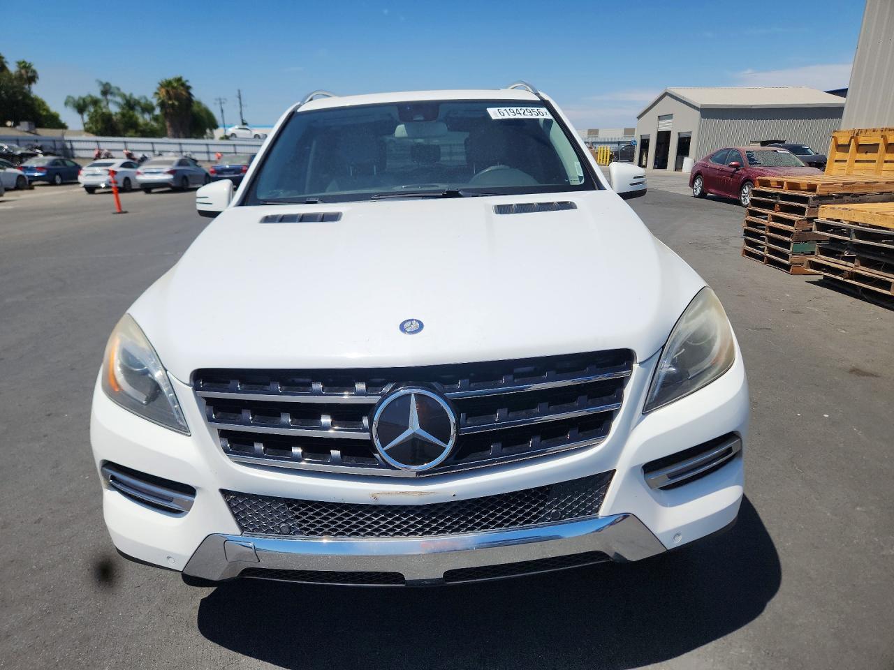 2015 Mercedes-benz Ml 350 4matic White vin: 4JGDA5HBXFA567946