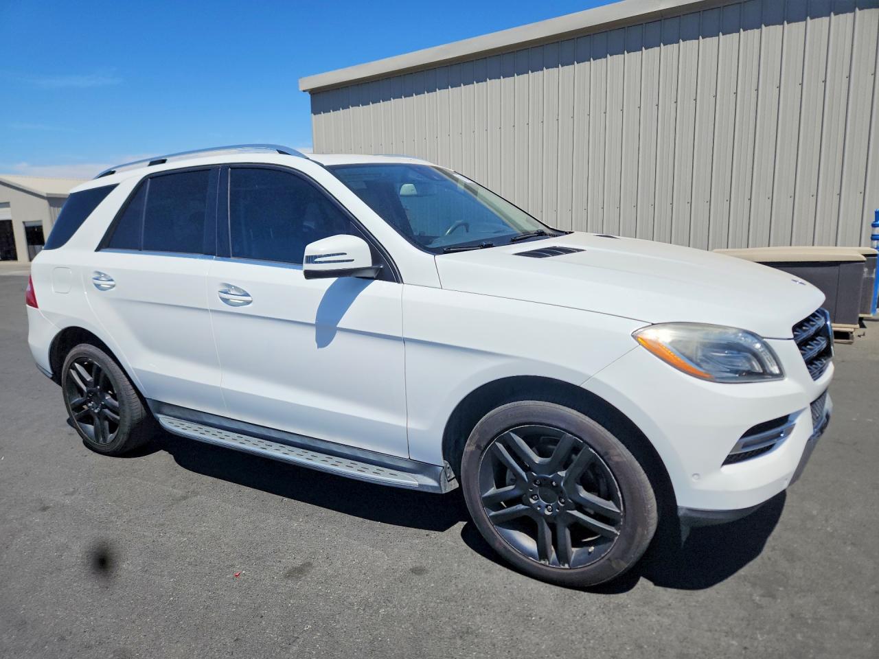 2015 Mercedes-benz Ml 350 4matic White vin: 4JGDA5HBXFA567946