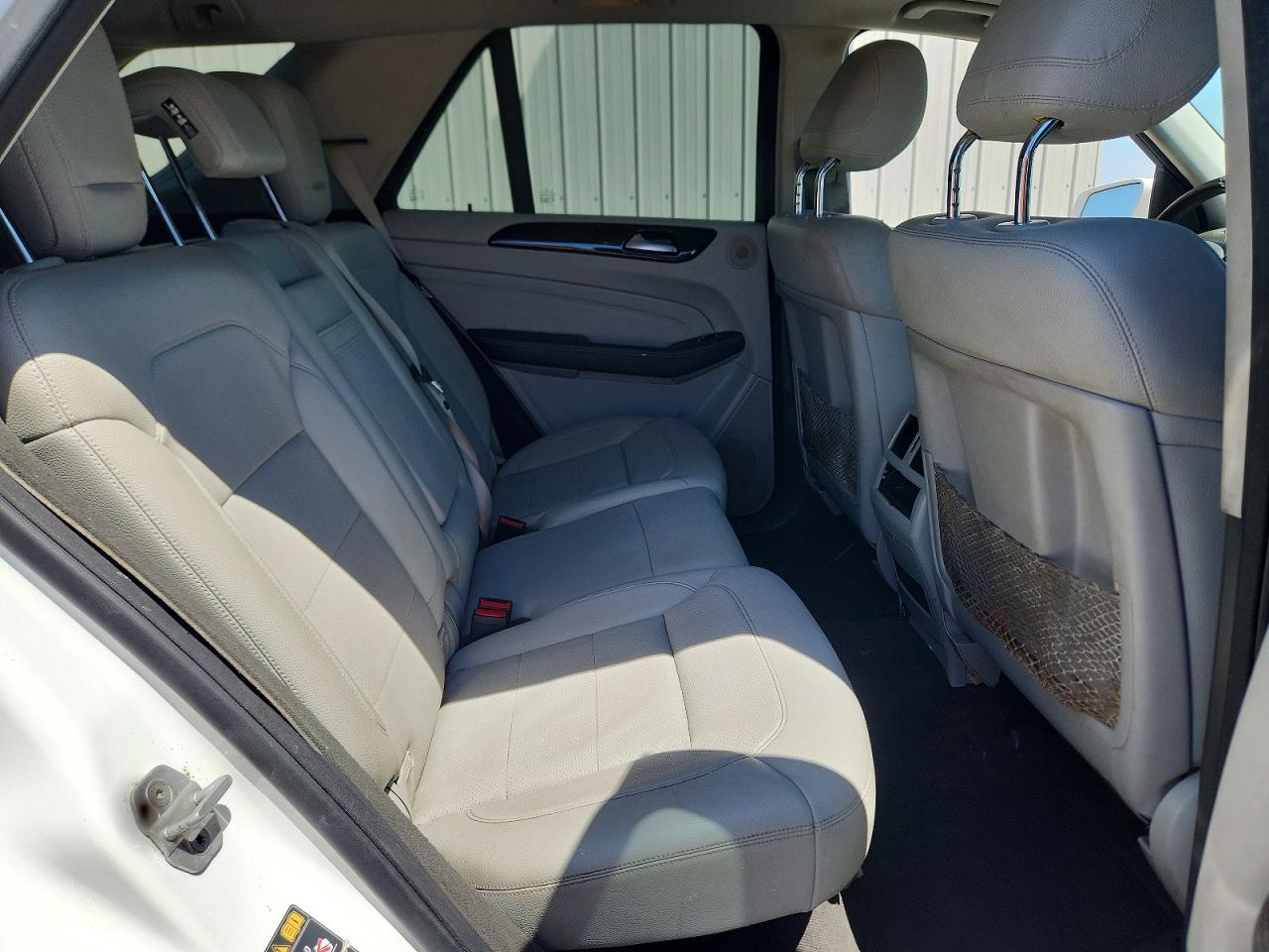 2015 Mercedes-benz Ml 350 4matic White vin: 4JGDA5HBXFA567946