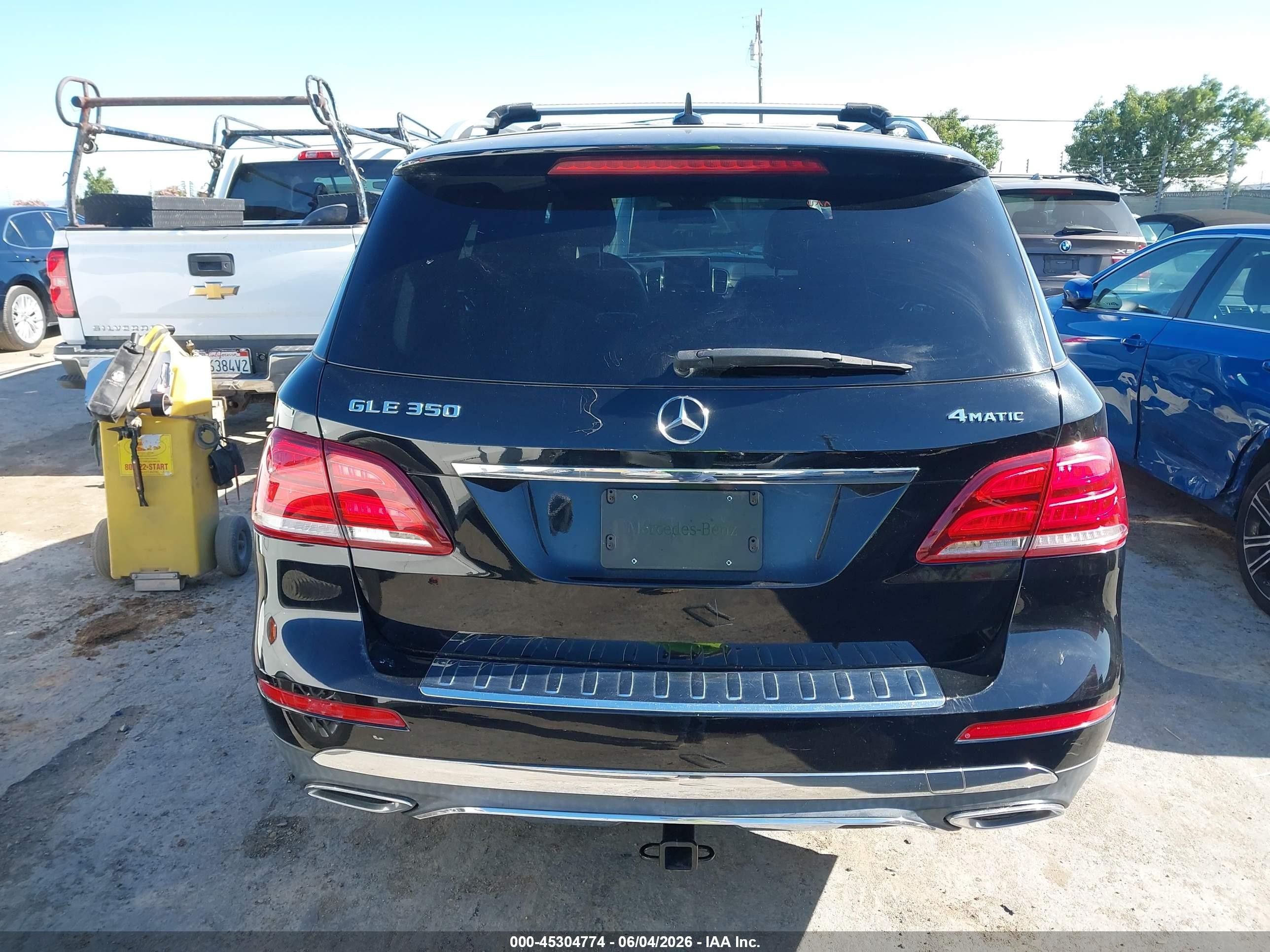 2017 Mercedes-benz Gle 350 4matic Black vin: 4JGDA5HBXHA968965