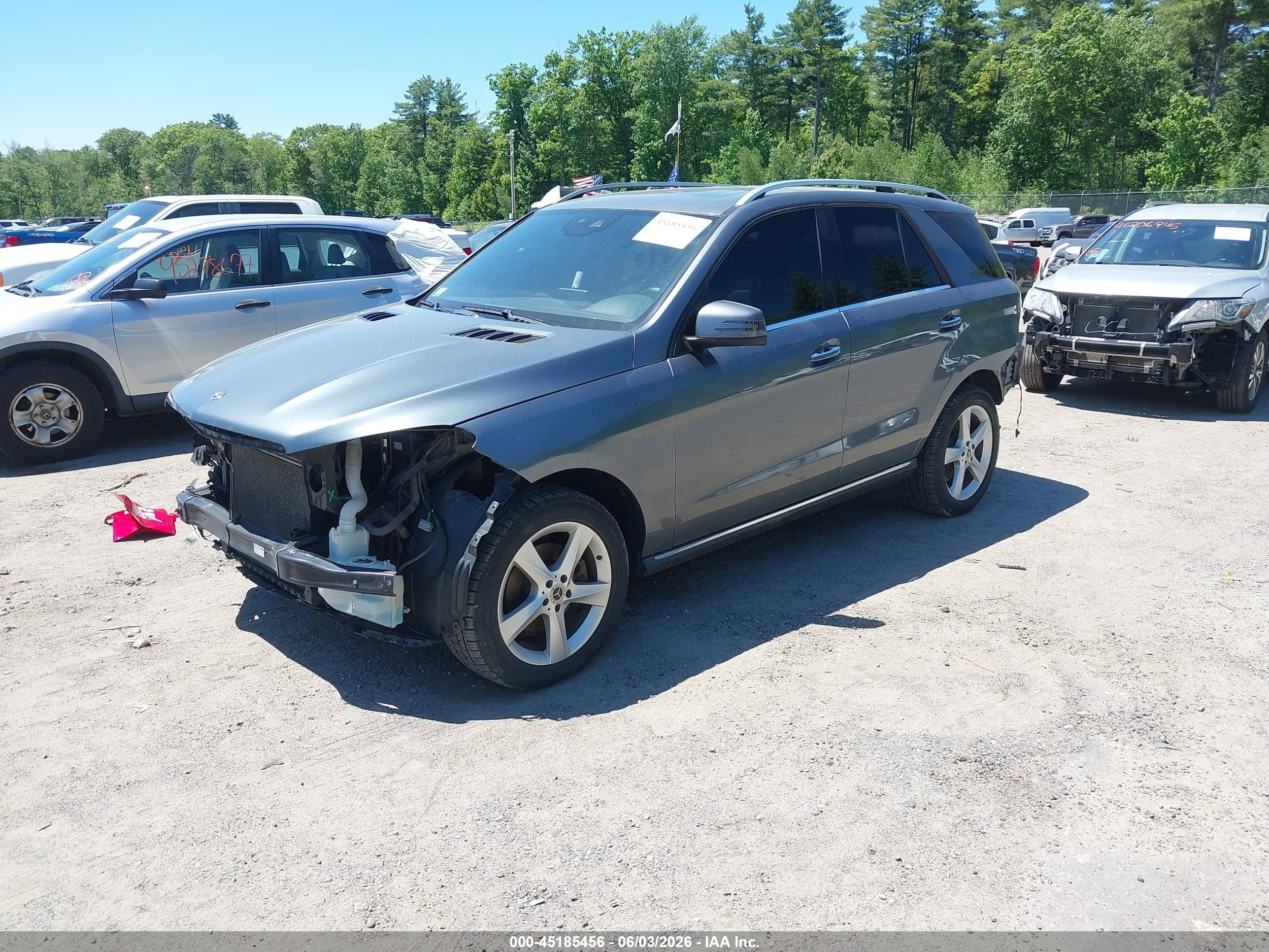 2018 Mercedes-benz Gle 350 4matic Gray vin: 4JGDA5HBXJB106216