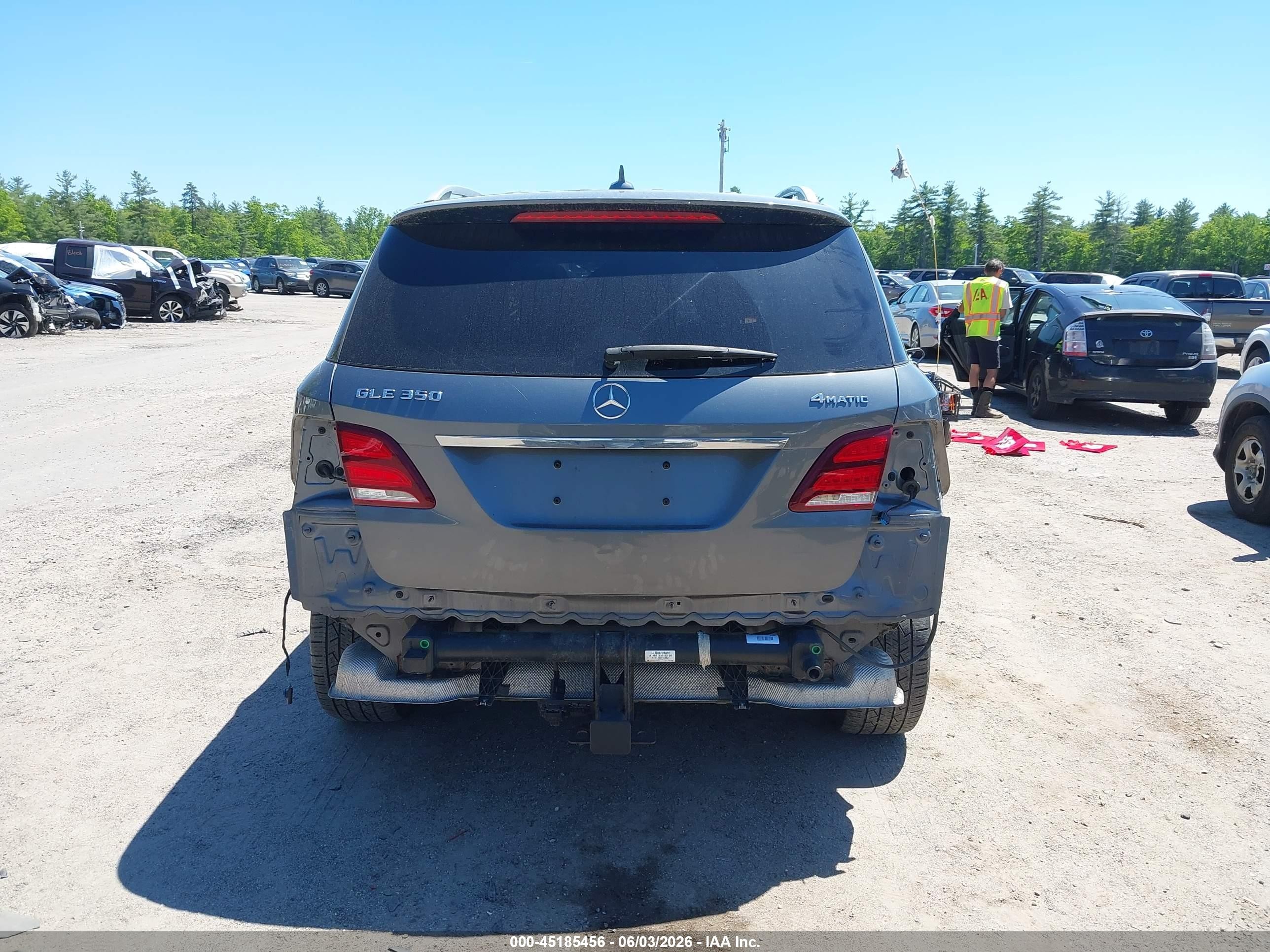 2018 Mercedes-benz Gle 350 4matic Gray vin: 4JGDA5HBXJB106216