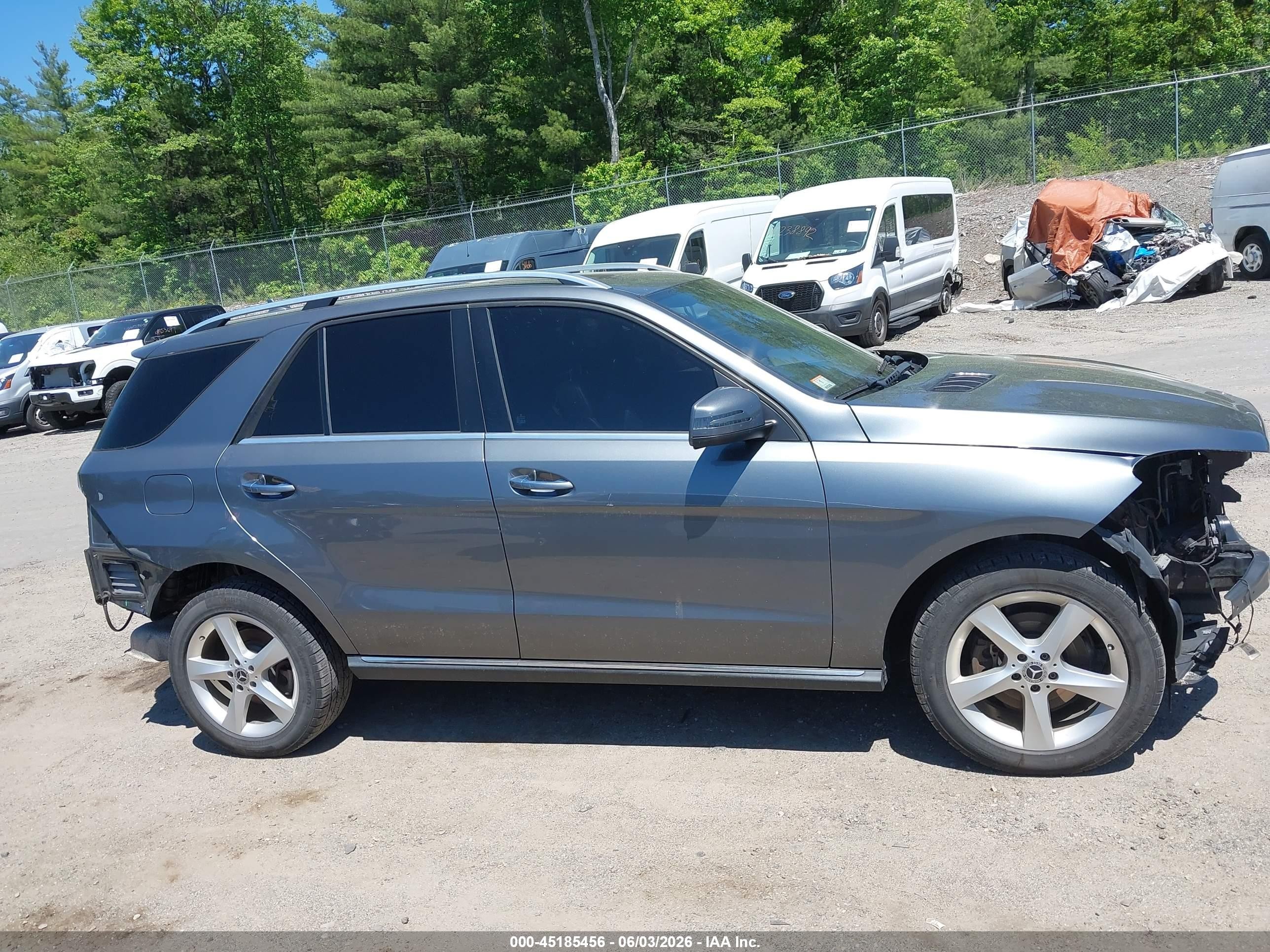 2018 Mercedes-benz Gle 350 4matic Gray vin: 4JGDA5HBXJB106216