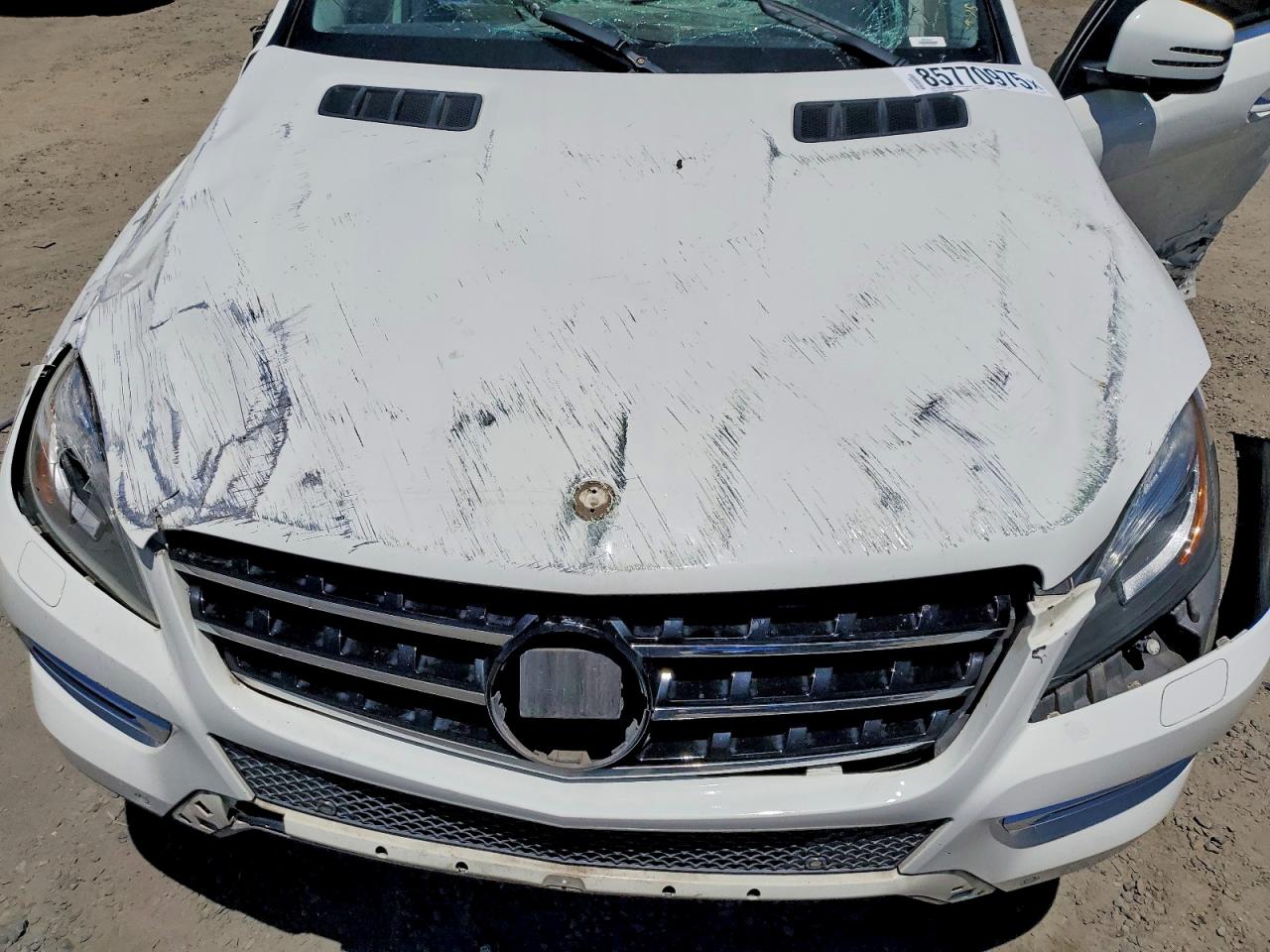 2013 Mercedes-benz Ml 350 White vin: 4JGDA5JB0DA134739