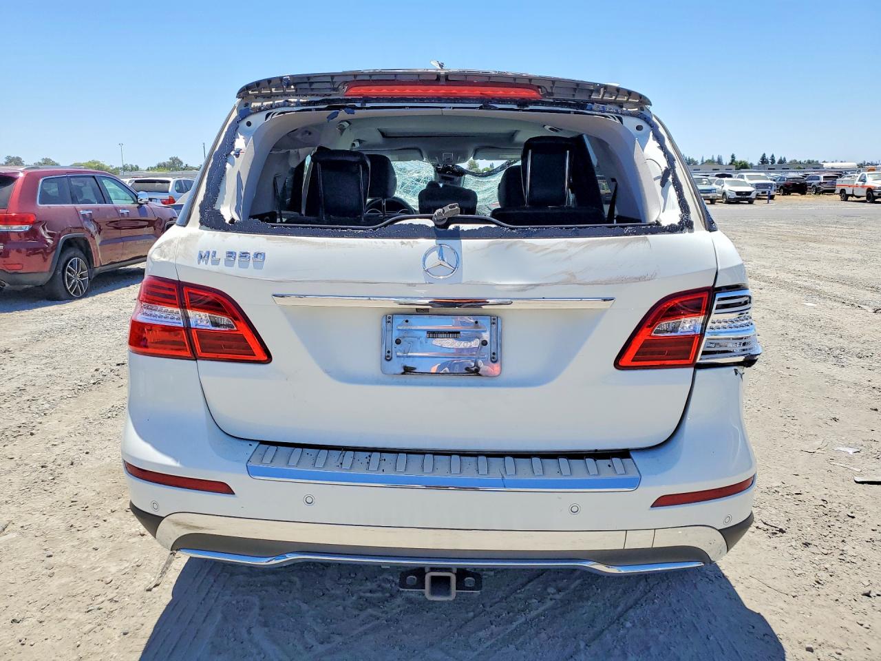 2013 Mercedes-benz Ml 350 White vin: 4JGDA5JB0DA134739